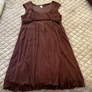 Signature by Sangria Women's Dress in Rich Brown